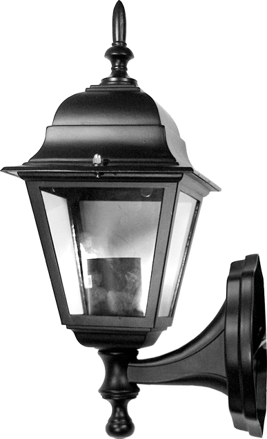 Светильник уличный бра Е27 IP43 алюм черный Camelion