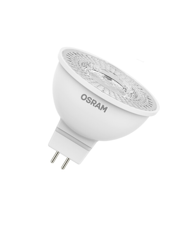 Лампа светодиод. (LED) с отраж. MR16 GU5.3  4.2Вт 350лм 3000К 230В прозр. Osram
