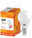 Лампа светодиод. (LED) Шар Е14  9Вт 810лм 3000К 230В матов. IEK-Лампы светодиодные - купить по низкой цене в интернет-магазине, характеристики, отзывы | АВС-электро