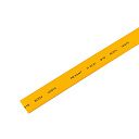 Трубка термоусаживаемая 10/5 мм желтая  REXANT