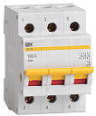 Выключатель нагрузки (минирубильник) ВН-32 3Р100А ИЭК-Модульные выключатели нагрузки - купить по низкой цене в интернет-магазине, характеристики, отзывы | АВС-электро