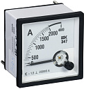 Амперметр Э47 2000/5А кл. точн. 1,5 96х96мм-Амперметры щитовые - купить по низкой цене в интернет-магазине, характеристики, отзывы | АВС-электро