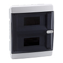 Корпус пластиковый OptiBox P-CVK-1-18-IP41 встр/чер. дверь-Корпуса щитов и шкафов - купить по низкой цене в интернет-магазине, характеристики, отзывы | АВС-электро