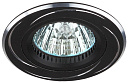 Светильник (ГЛН) MR-16 непов. 50Вт GU5.3 12В алюм черн./хром. ЭРА-Светильники даунлайт, точечные - купить по низкой цене в интернет-магазине, характеристики, отзывы | АВС-электро
