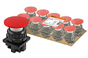 Выключатель кнопочный КЕ 021-У2-исп.2 гриб без фиксации красный 1з+1р 10A 660B IP40 TDM-Кнопки и кнопочные посты - купить по низкой цене в интернет-магазине, характеристики, отзывы | АВС-электро