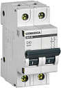 Выключатель автомат. 2-пол. (2P)  40А C  4,5кА ВА47-29 GENERICA-Автоматические выключатели - купить по низкой цене в интернет-магазине, характеристики, отзывы | АВС-электро